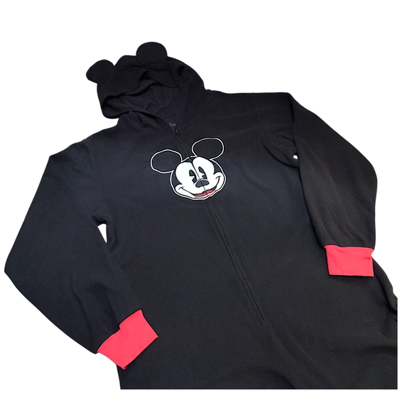 Disney Mickey Mouse Microfleece Jumpsuit Womens Size Large - Picture 3 of 5